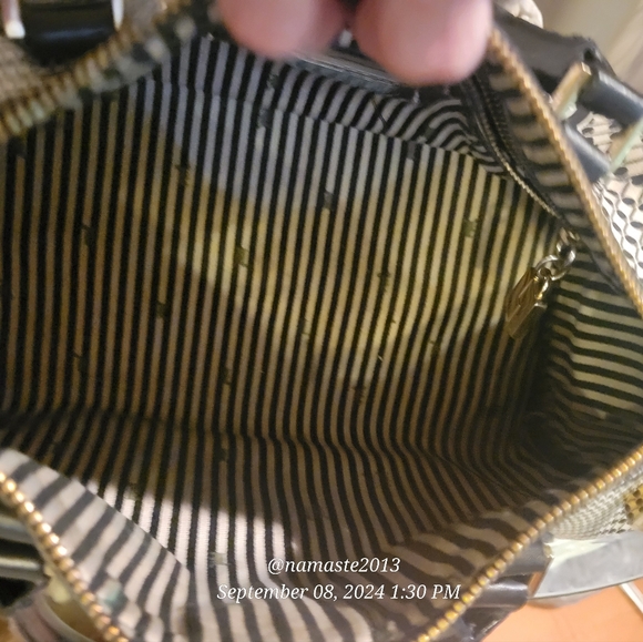 L.A.M.B. Gwen Stefani Samburu Speedy Satchel Leather Canvas Designer Celeb #33 - Picture 17 of 17